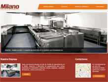 Tablet Screenshot of industriamilano.com